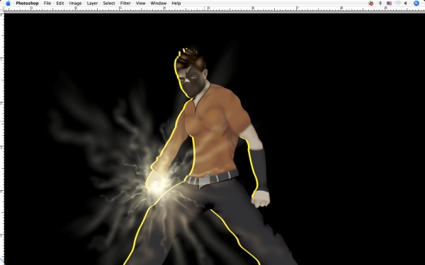 Creation of Narutric (fighter): Step 64
